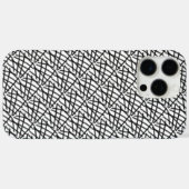 Abstracte lijnen voor zwart en wit Case-Mate iPhone case (Achterkant (horizontaal))