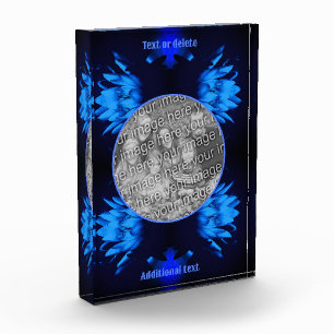 Abstracte Lily Lotus Flower Creëer Uw Eigen Fotoblokken