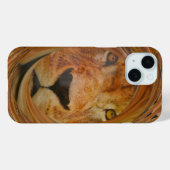 Abstracte Lion Safari Art Print Case-Mate iPhone Case (Achterkant (horizontaal))