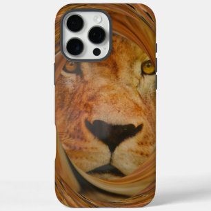 Abstracte Lion Safari Art Print iPhone 16 Pro Max Hoesje