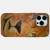 Abstracte Lion Safari Art Print Case-Mate iPhone Case (Achterkant (horizontaal))