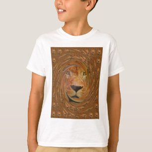 Abstracte Lion Safari Art Print T-shirt