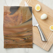 Abstracte Lion Safari Art Print Theedoek (Quarter Fold)