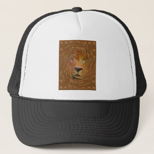 Abstracte Lion Safari Art Print Trucker Pet