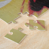 abstracte lippenbloem, helder en kleurrijk legpuzzel (Zijkant)