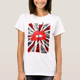 Abstracte Lips T-shirt