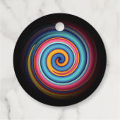 Abstracte Lollipop Bedankjes Labels (Achterkant)