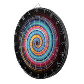Abstracte Lollipop Dartbord (Voorkant Rechts)