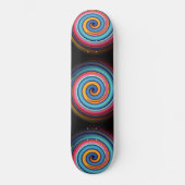 Abstracte Lollipop Skateboard (Voorkant)