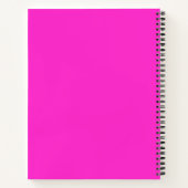 Abstracte luipaarden met rode lippen illustratie notitieboek (Achterkant)