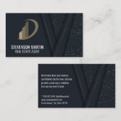 Abstracte luxe achtergrond visitekaartje (Voorkant / Achterkant)