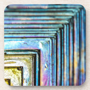 Abstracte Macro Bismuth Minerale Onderzetters