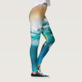 Abstracte macrowaterLeggings Leggings (Rechts)