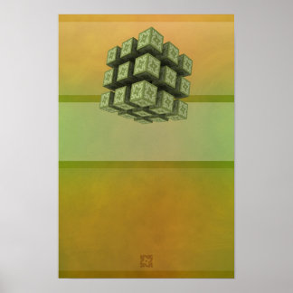 Abstracte Magnetisme 04 Mod 01: Beginnerlijke gees Poster