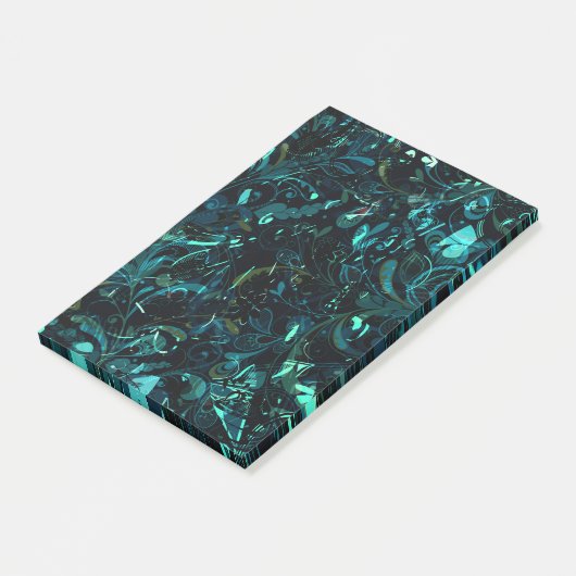 Abstracte Mandala 3 Post-it® Notes (Schuin)