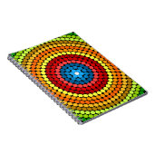 Abstracte Mandala Art Design-65904 Notitieboek (Rechterzijde)