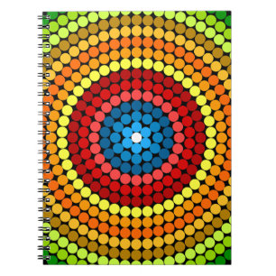 Abstracte Mandala Art Design-65904 Notitieboek