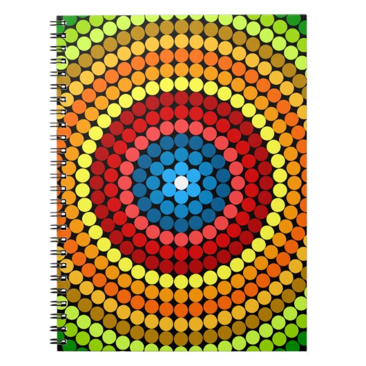 Abstracte Mandala Art Design-65904 Notitieboek (Voorkant)