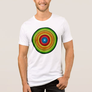 Abstracte Mandala Art Design-65904 Tri-Blend Shirt