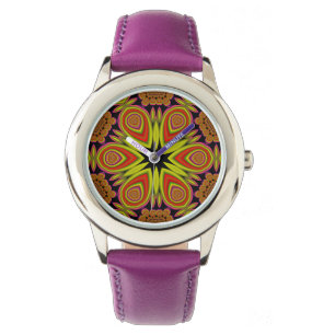 abstracte mandala horloge