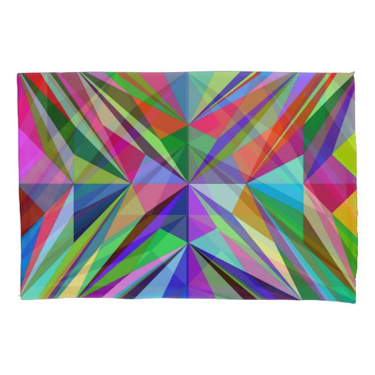 Abstracte Mandala Kussensloop (Voorkant-Links)