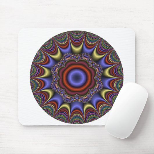 Abstracte Mandala Muismat (Met muis)