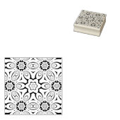 abstracte mandala 	rubberstempel (Gestempeld)