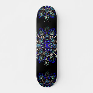 Abstracte Mandala-straatkunst Skateboard