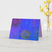 Abstracte Mandala Sun Graphic Kaart (Gele Bloem)