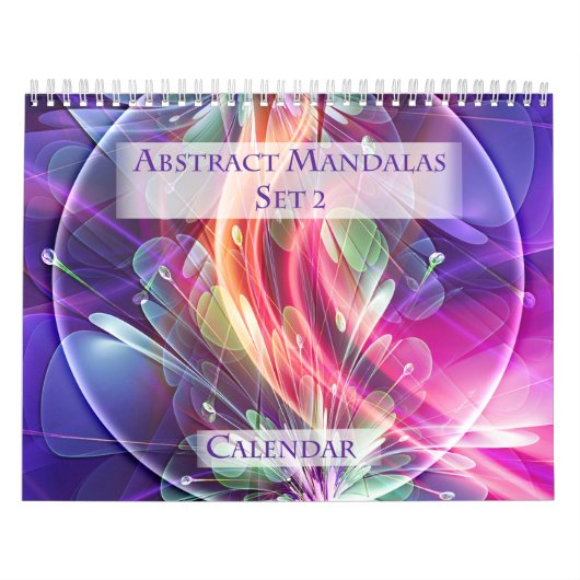 Abstracte Mandala's Set 2 Kalender (Hoes)