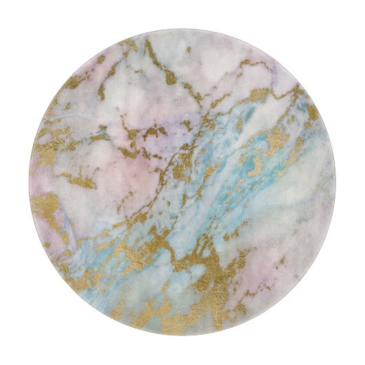 ABSTRACTE MARBLE PASTEL TRAY CUTARD SNIJPLANK (Voorkant)