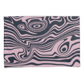 Abstracte Marble Waves artwork | Kussensloop (Voorkant-Rechts)