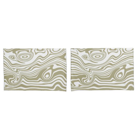 Abstracte Marble Waves artwork | Kussensloop (Voorkant-Set)