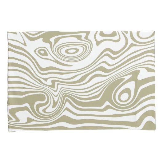 Abstracte Marble Waves artwork | Kussensloop (Voorkant-Rechts)