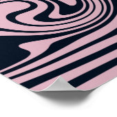Abstracte Marble Waves artwork | Poster (Hoek)