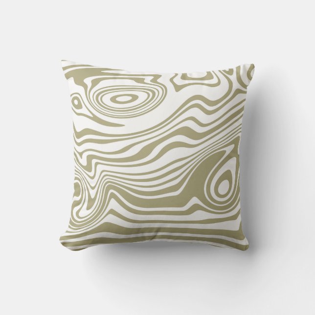 Abstracte Marble Waves artwork | Sierkussens Kussen (Voorkant)