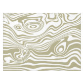 Abstracte Marble Waves artwork | Tafelkleed (Voorkant (Horizontaal))