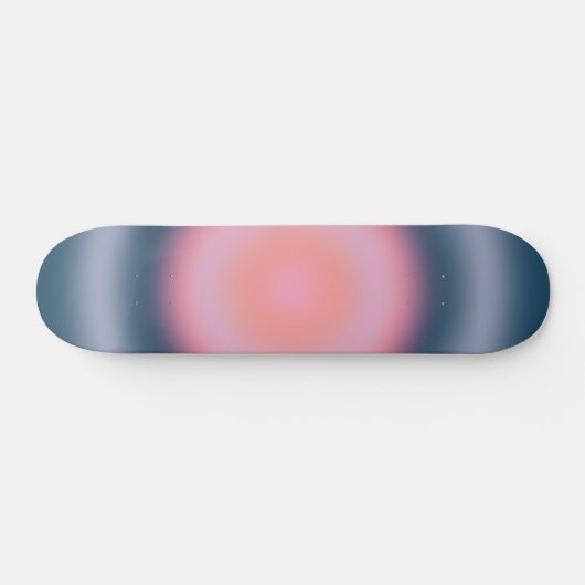 Abstracte marineblauwe gradiënt skateboard (Horizontaal)