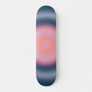 Abstracte marineblauwe gradiënt skateboard