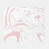 Abstracte marmer fleece deken (Voorkant (Horizontaal))