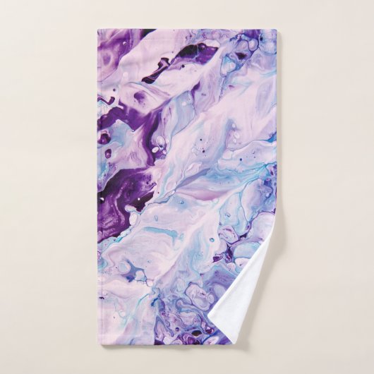 Abstracte marmer Glam #1 #schilderij Bad Handdoek (Handdoek)