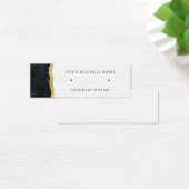 Abstracte marmer Gold-Kaarten die beeldschermen ve Mini Visitekaartjes (Bureau)