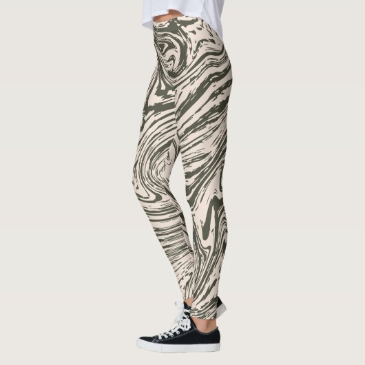 Abstracte marmer leggings (Links)