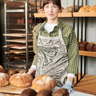 Abstracte marmer schort