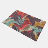 Abstracte marmerafbeelding kleurrijk deurmat (Schuin)