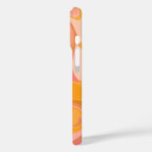 Abstracte marmerkunst in geel Case-Mate iPhone case (Achterkant / Links)