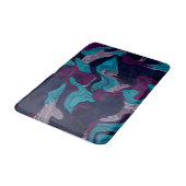 Abstracte marmertextuur badmat (Gekanteld)