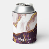 Abstracte marmertextuur blikjeskoeler (Blikje Achterkant)