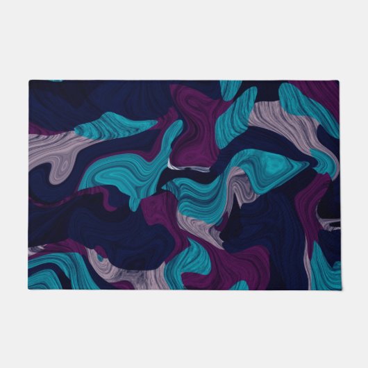 Abstracte marmertextuur deurmat (Voorkant)