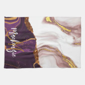 Abstracte marmertextuur theedoek (Horizontaal)